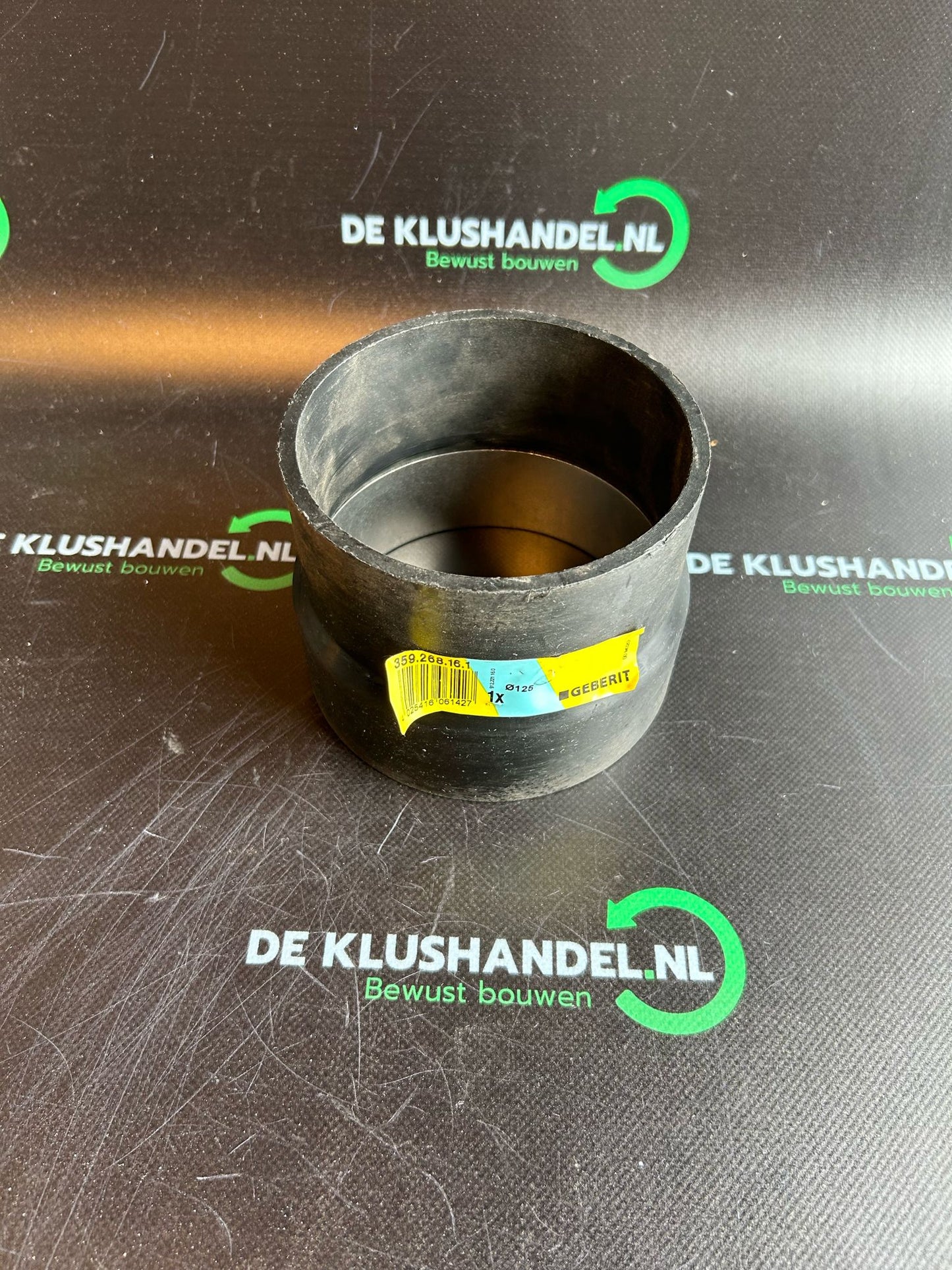 Geberit PE transition sleeve on cast iron 125mm