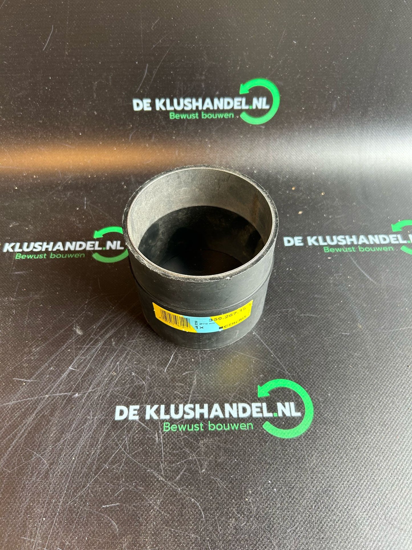 Geberit PE transition sleeve on cast iron 110mm