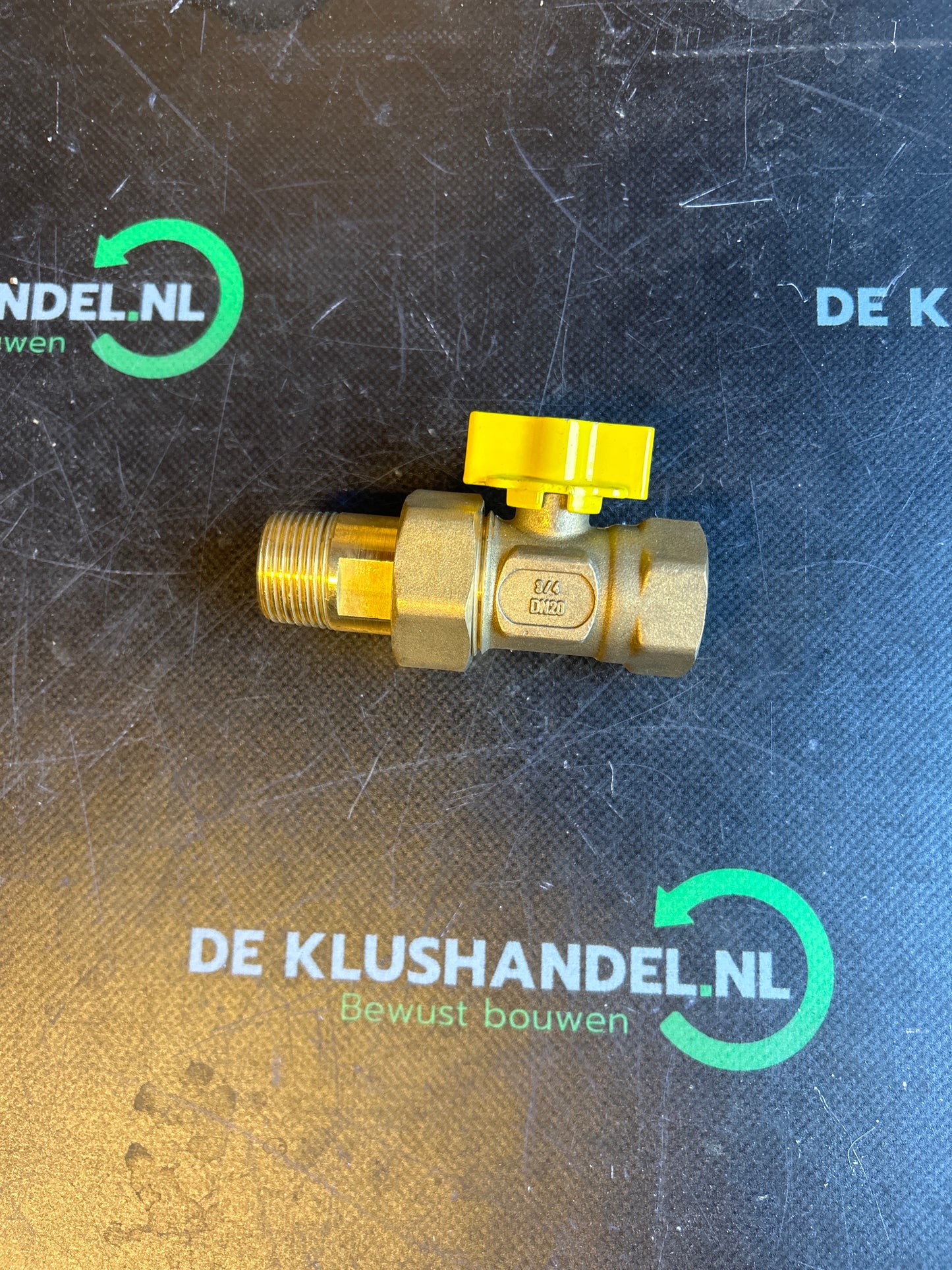 Riko gaskogelkraan knelkoppeling 3/4 binnendraad x 3/4 buitendraad