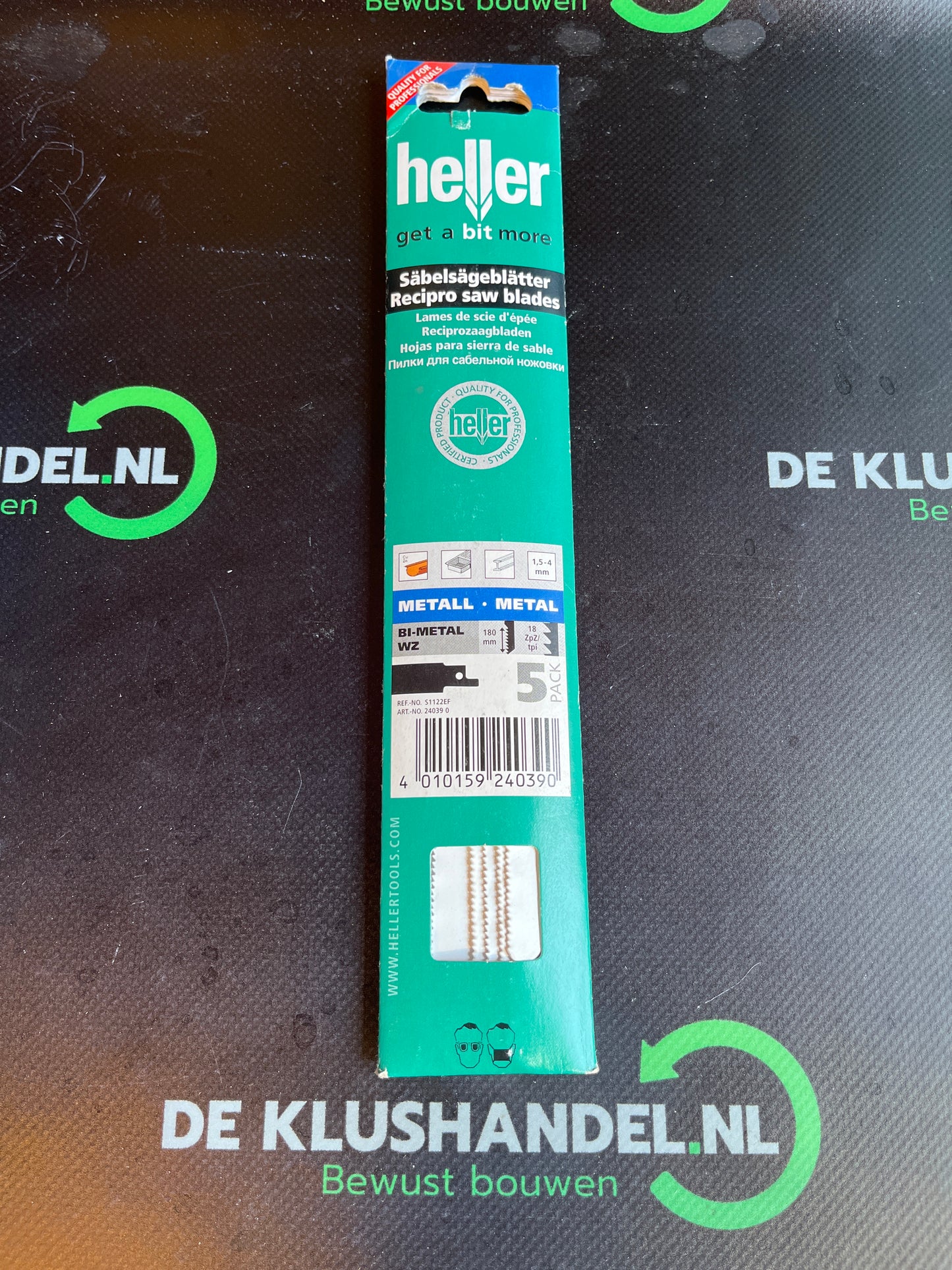 Heller 24039 0 Sabelzaagblad 4040 Zaagbladlengte 180 mm 5 stuk(s)
