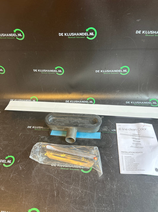 Easy drain R-Line clean color drain mat zwart