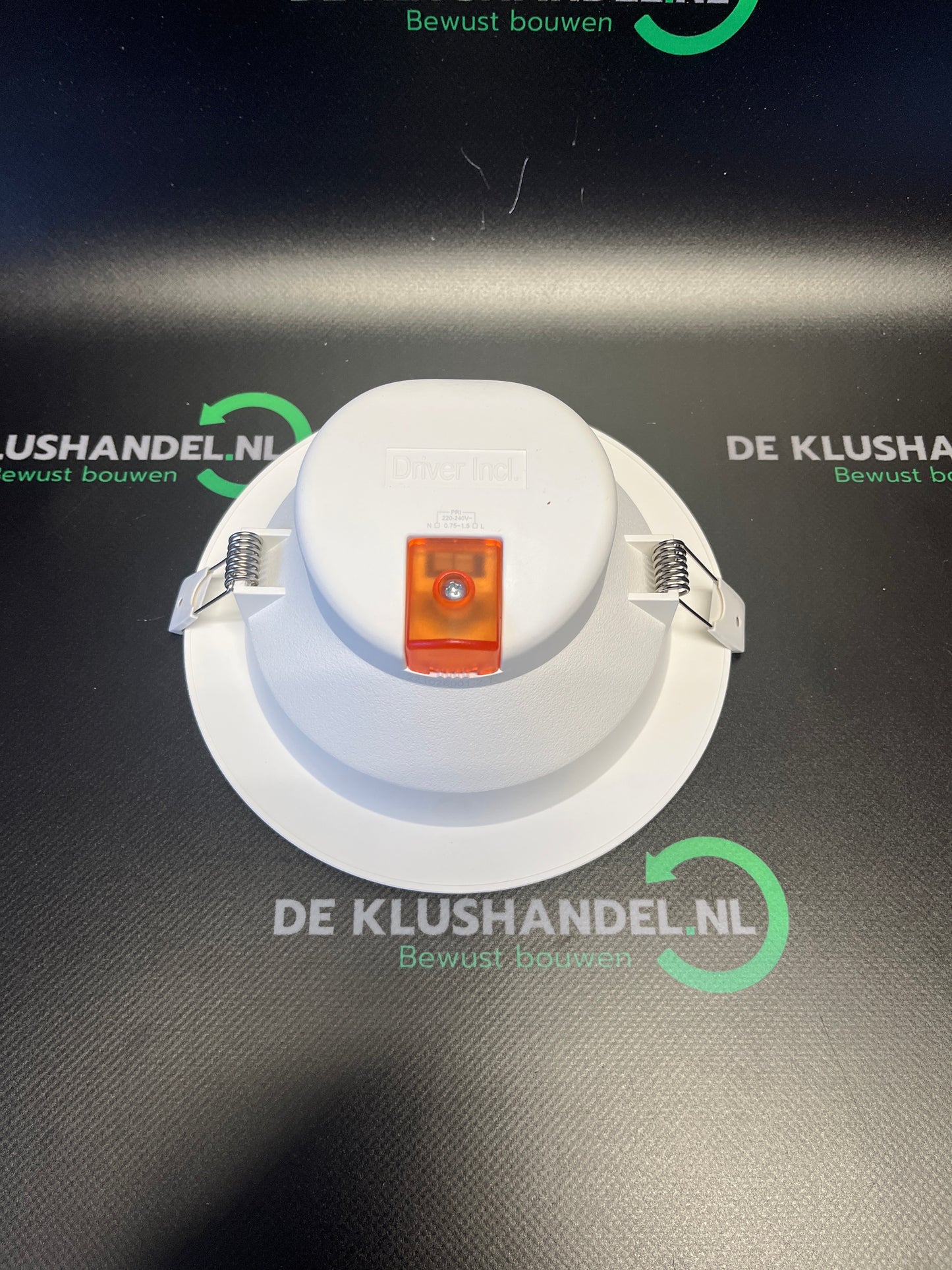 Northcliffe inbouwspot wit rond 175mm