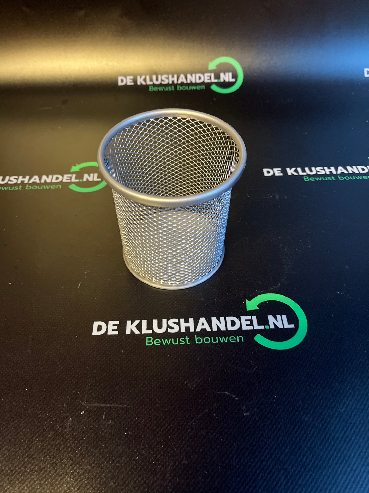 Pennenbakje zilver 9x10cm