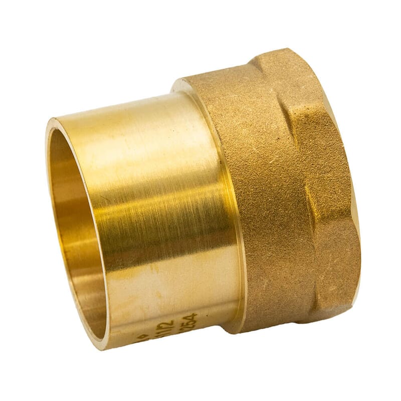 Messing verloop adapter 35mm x 1 1/4” BSP