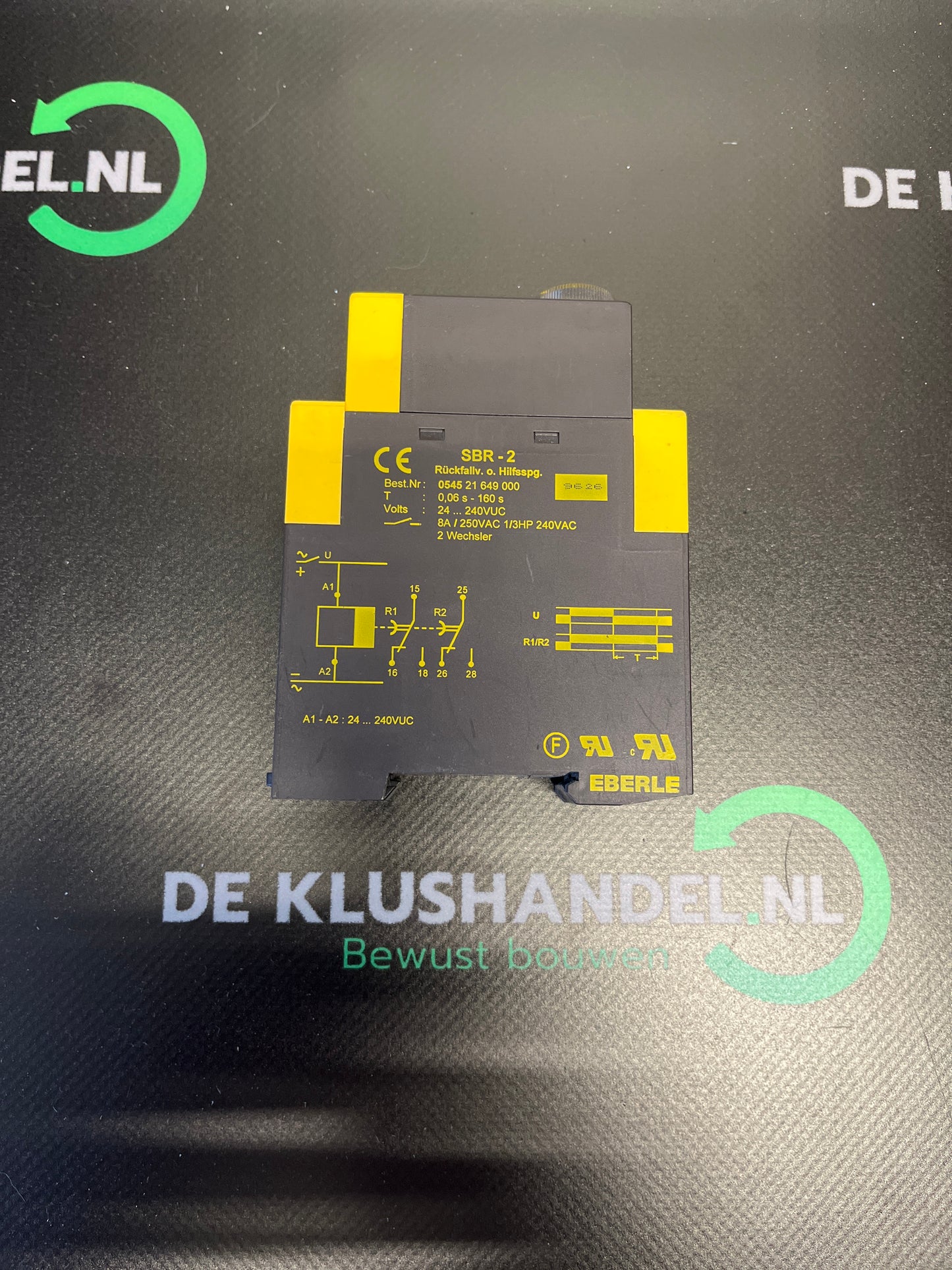 Eberle timer relais SBR-2 0,06 - 160s.