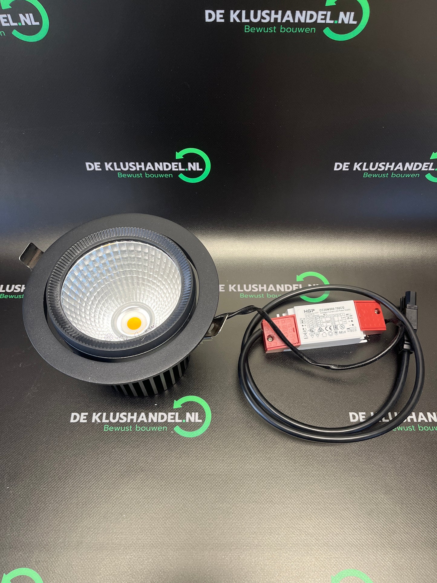 CLF lighting led downlight zwart 830/30°