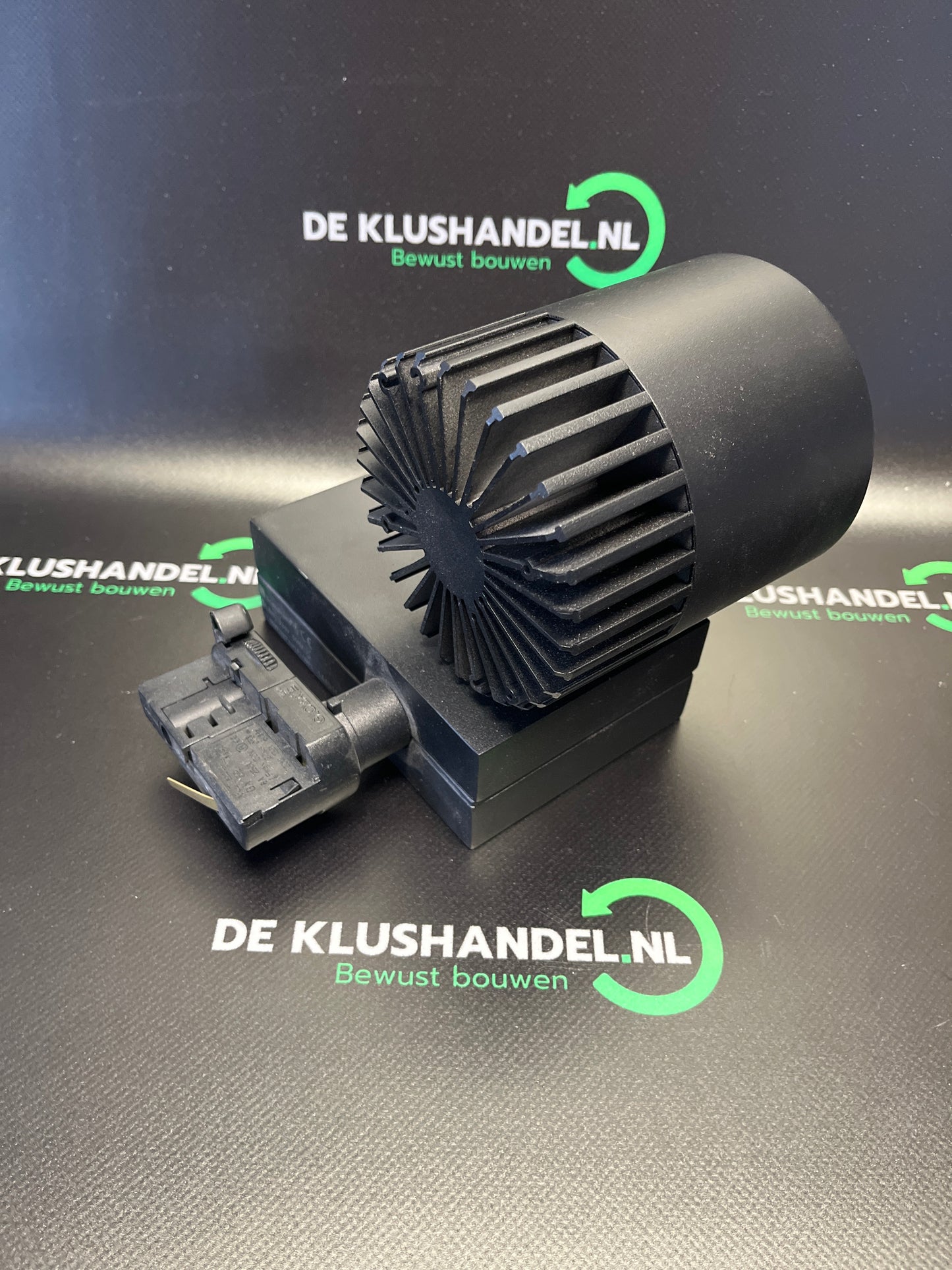 Scan studio led railspot zwart rond S7 35w/830