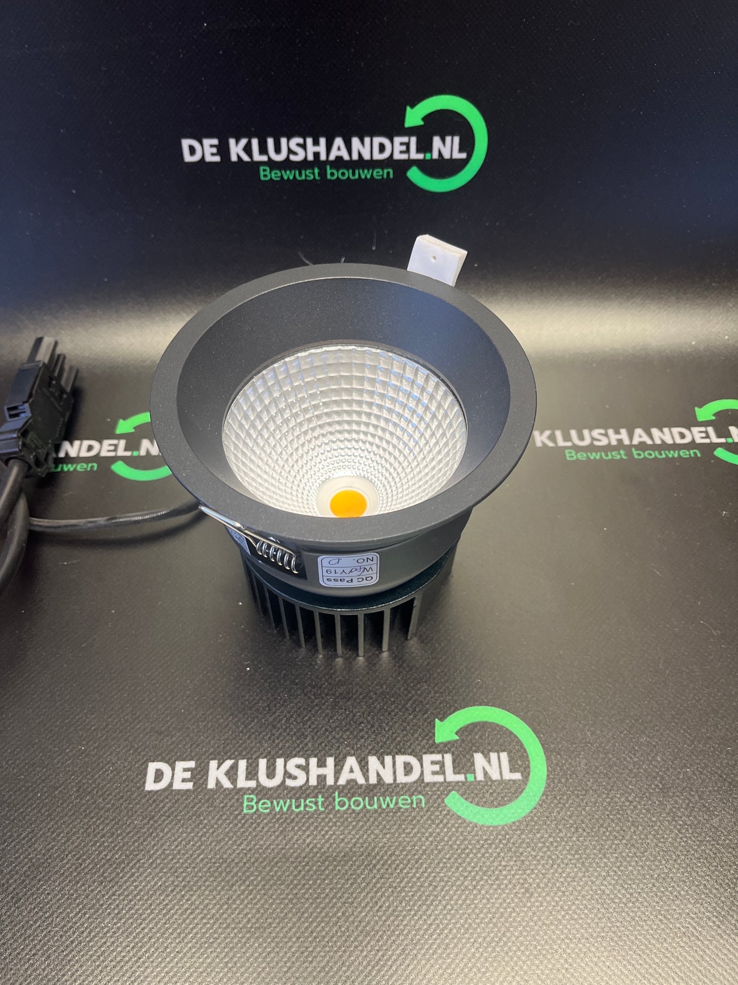 CLF lighting led inbouwspot zwart 827/50°