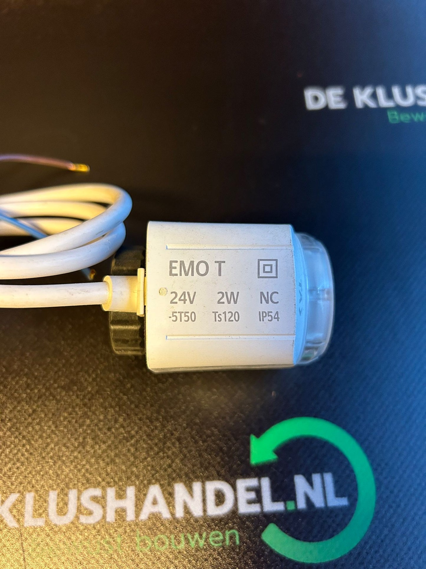 TA thermische stelmotor, type Emo T, NC 24 V, kabellengte 1 m