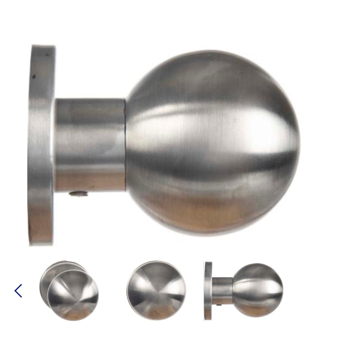 Linea Bertomani Deurbol 50mm RVS incl cylinder rozet