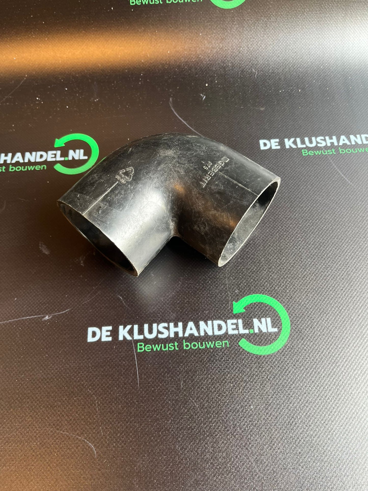 Geberit PE bocht 88.5° 75mm