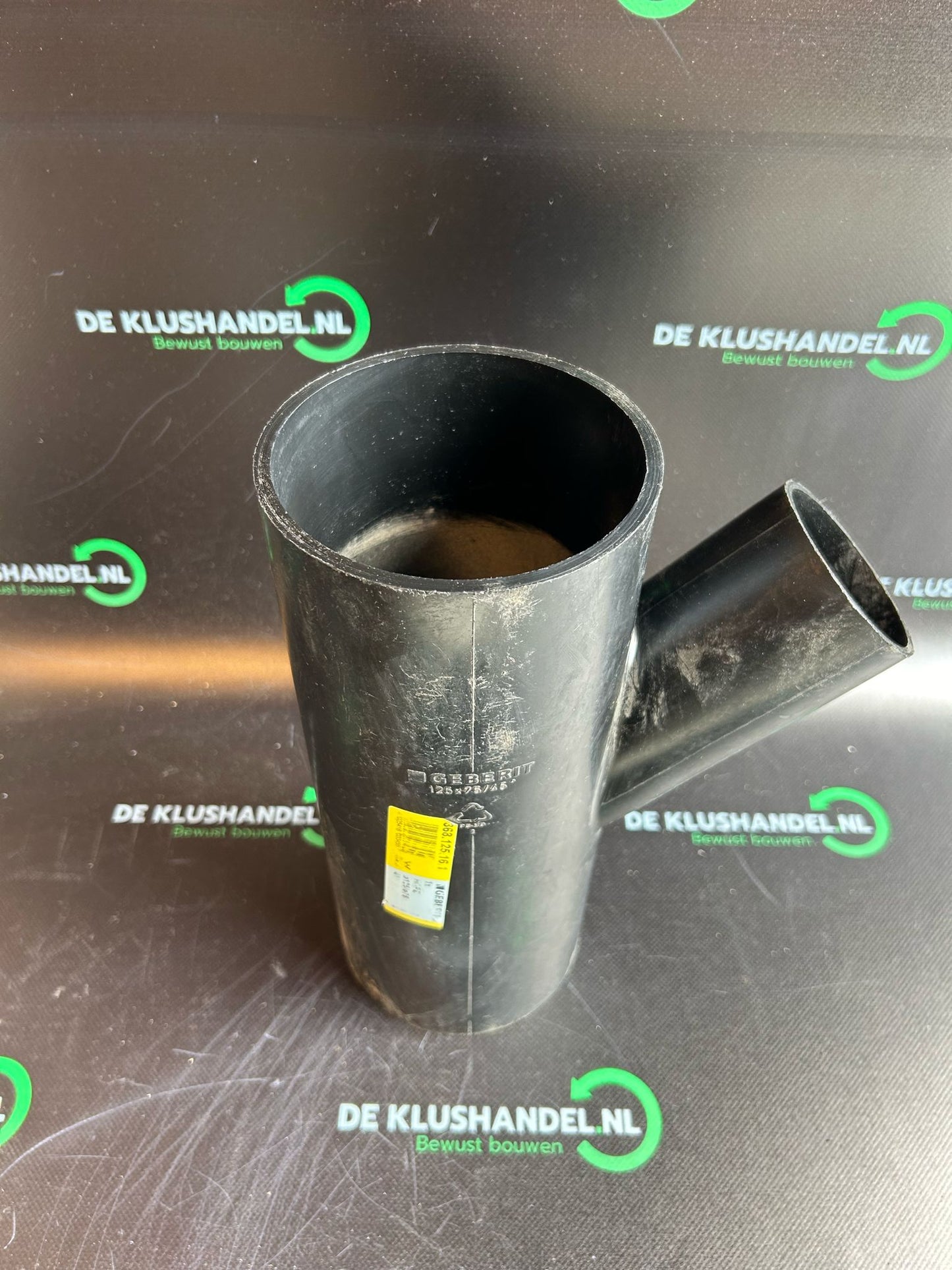 Geberit PE Y-piece 125/75 45°