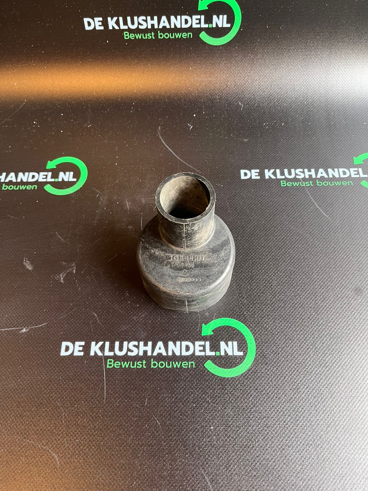 Geberit PE reducing piece eccentric 75/40ø