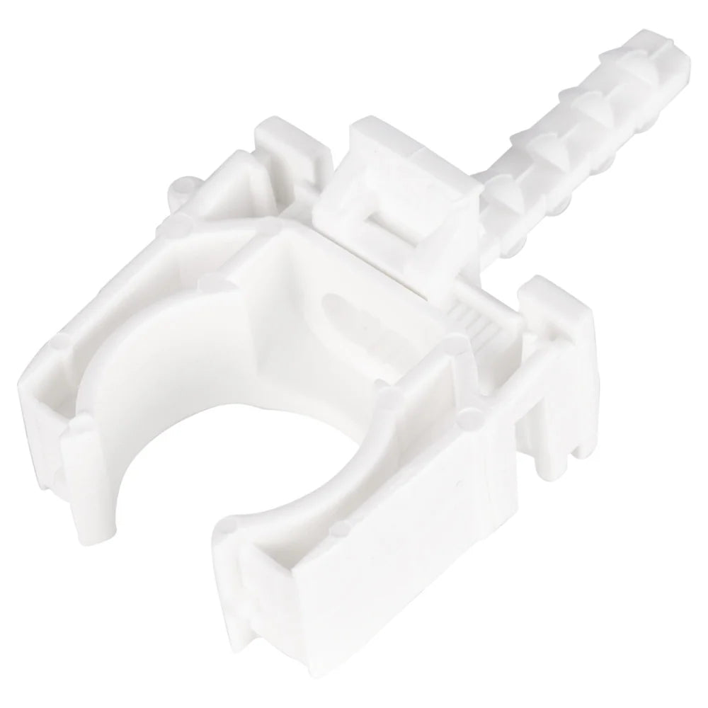 Buisclip Euro | 20mm | TBV 3/4 Buis | Wit | 50st.