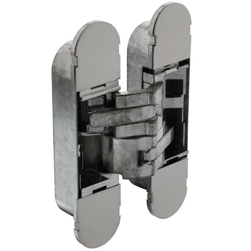 Intersteel| Scharnier | Zamak | 3D verstelbaar | 130 x 30 | Nikkel