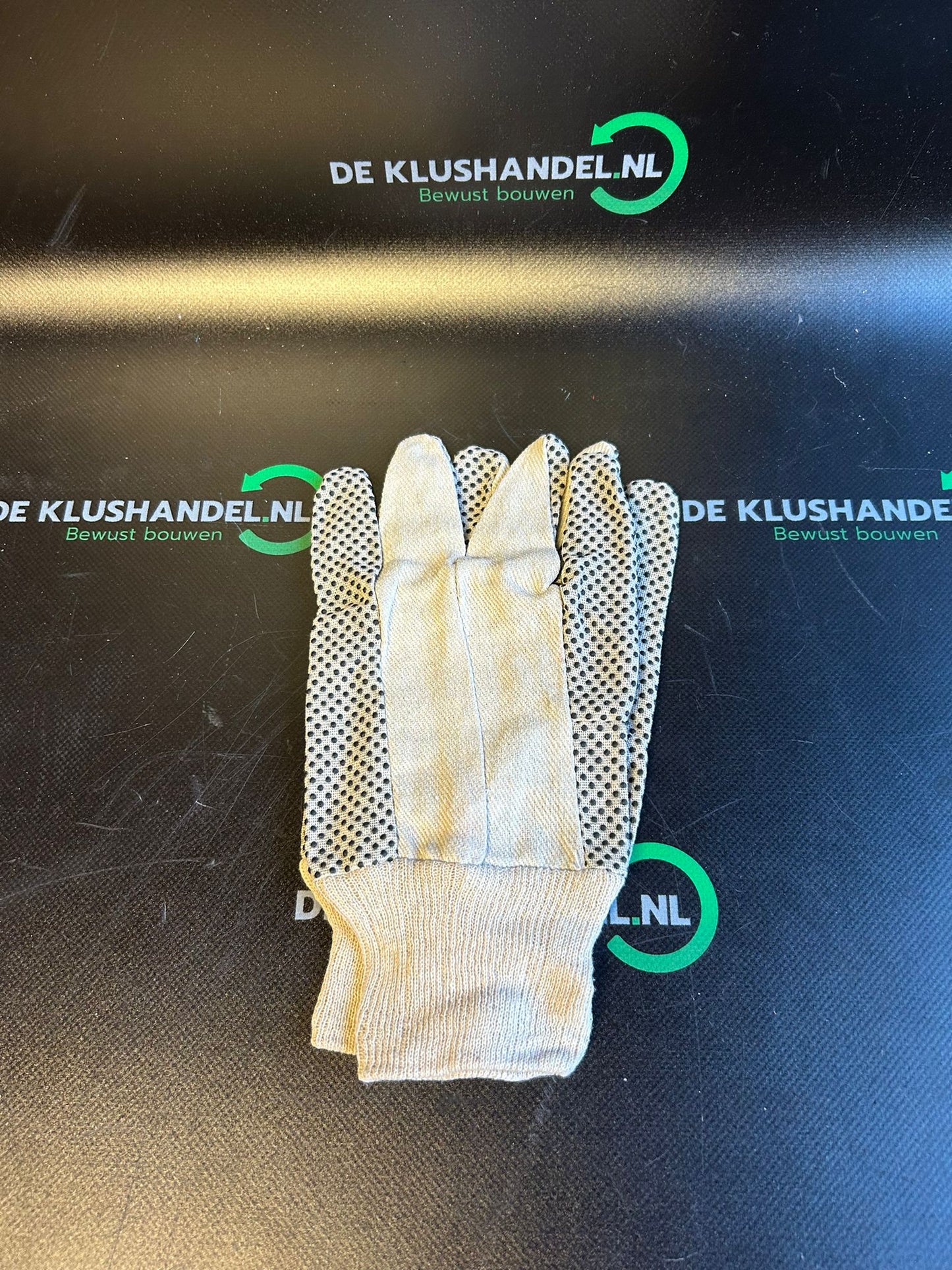 Werkhandschoenen Polka Dot met zwarte nopjes