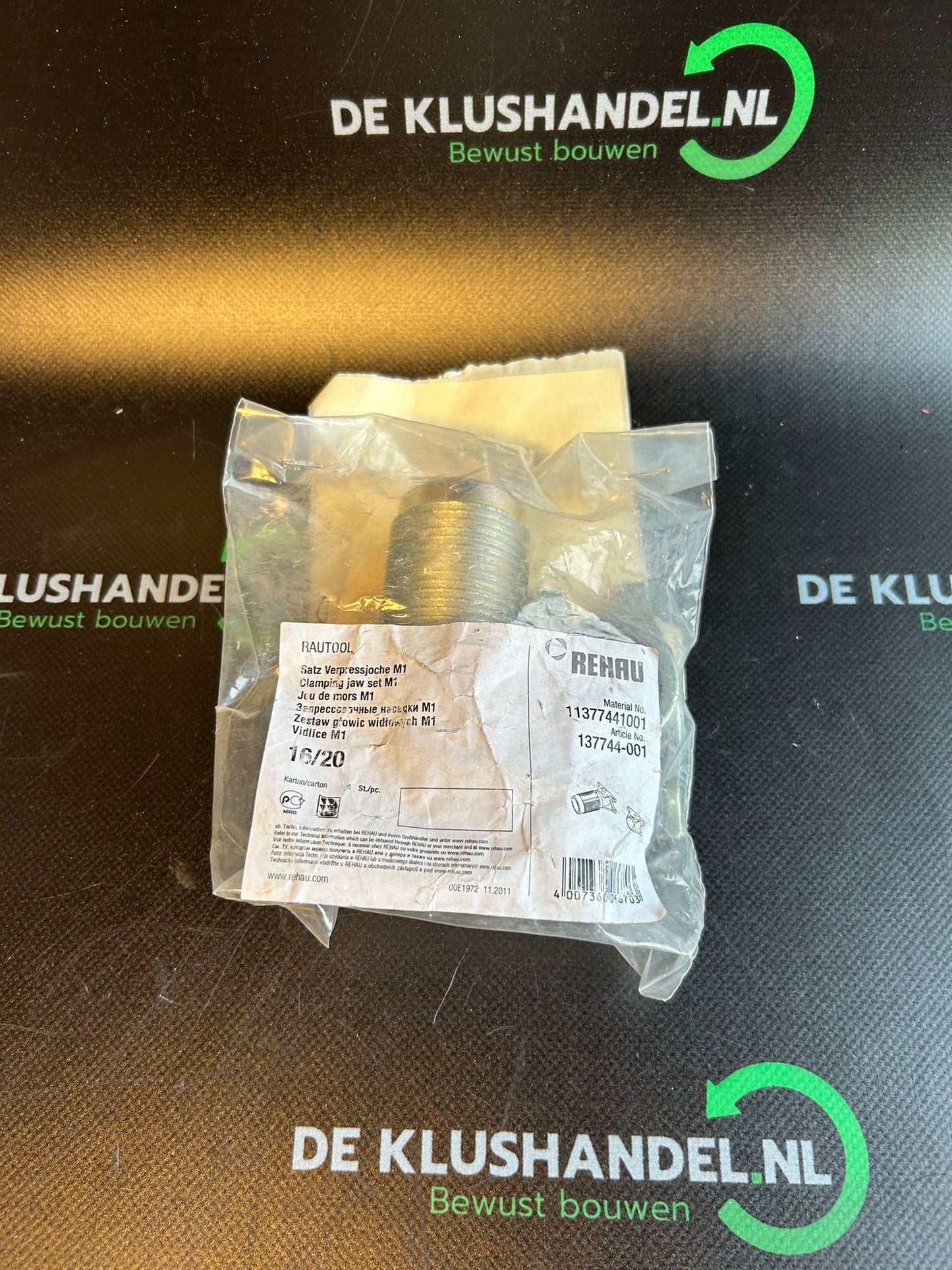 Rehau persschroefklemmen voor buizen 16/20mm