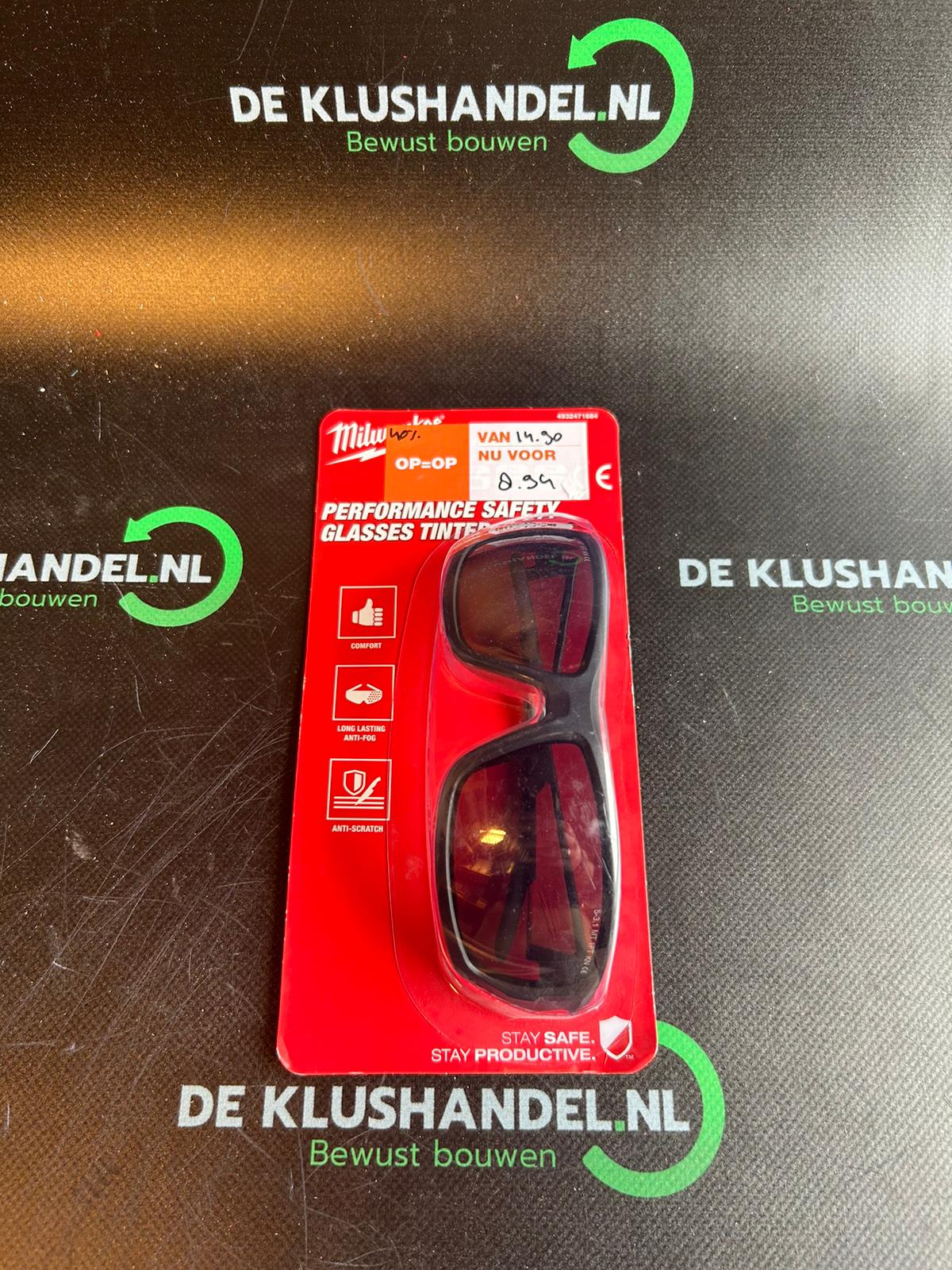 Milwaukee Veiligheidsbril Getint