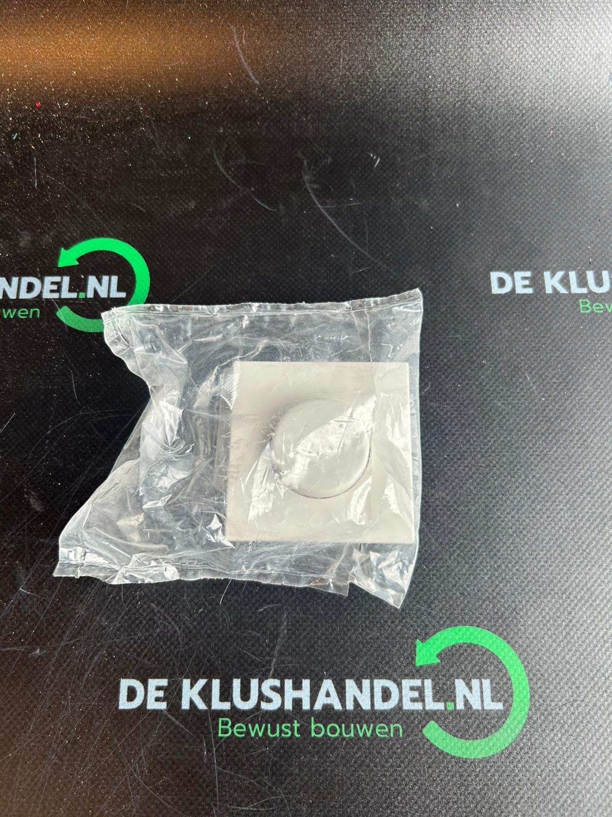 Jung Dimmerplaat met knop alpinwit