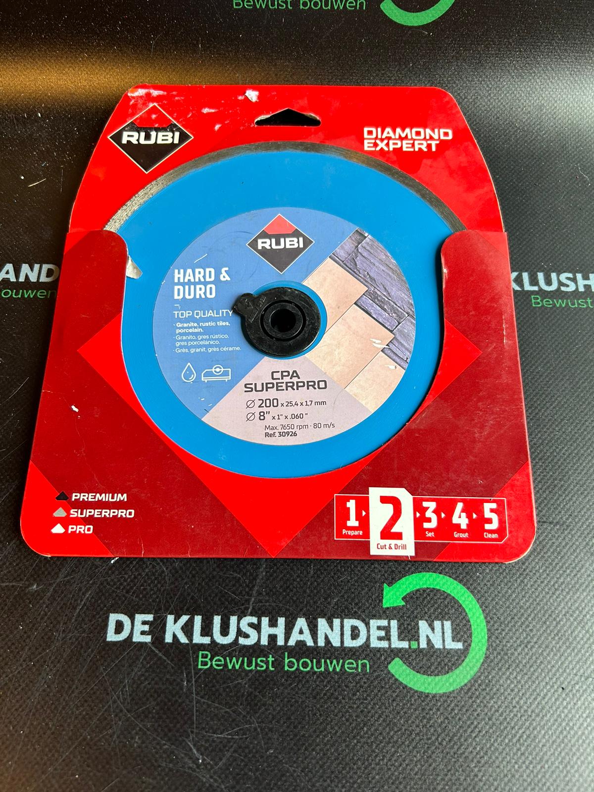 Rubi Zaagblad CPA 200 SUPERPRO 200 x 25,4 mm