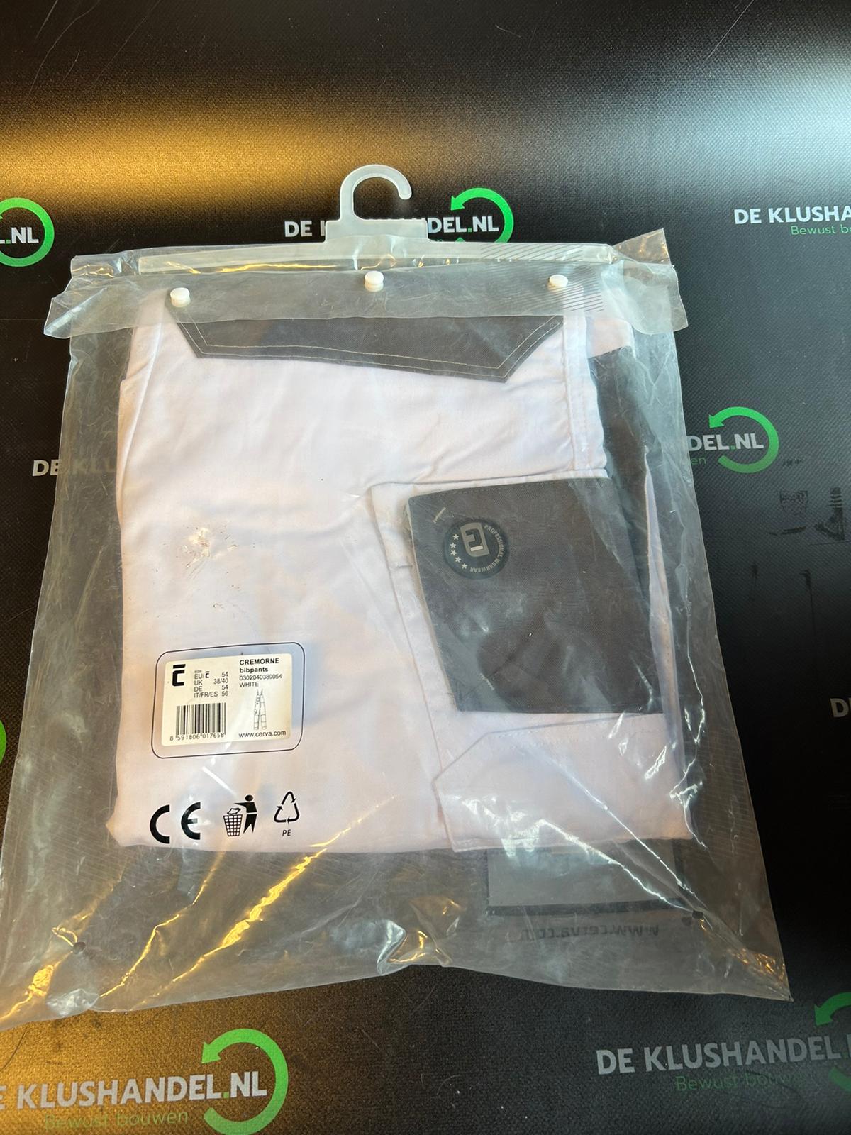 CERVA Dayboro overal wit Maat 54