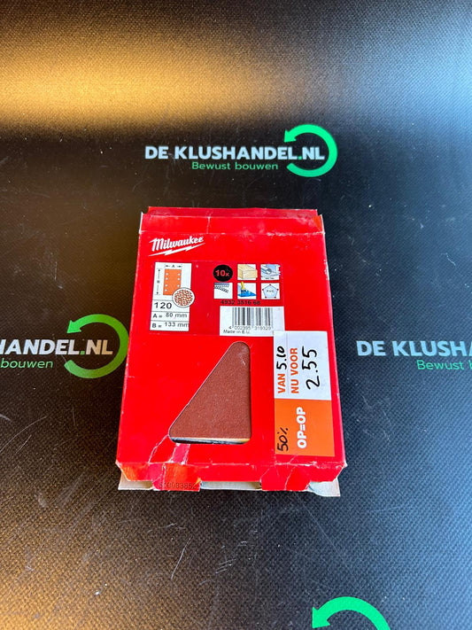 Milwaukee Schuurpapier 80x133 mm