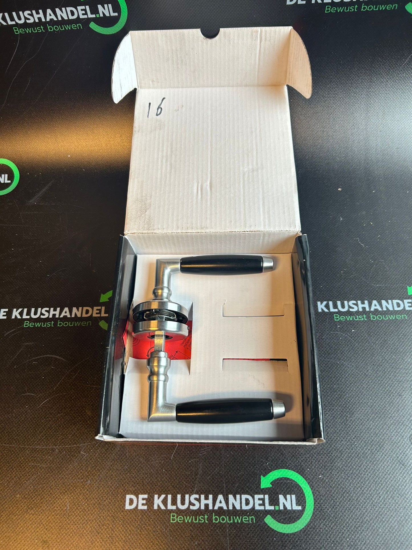 Deurklink Karcher Design Korfu ER24 Kosmos Zwart