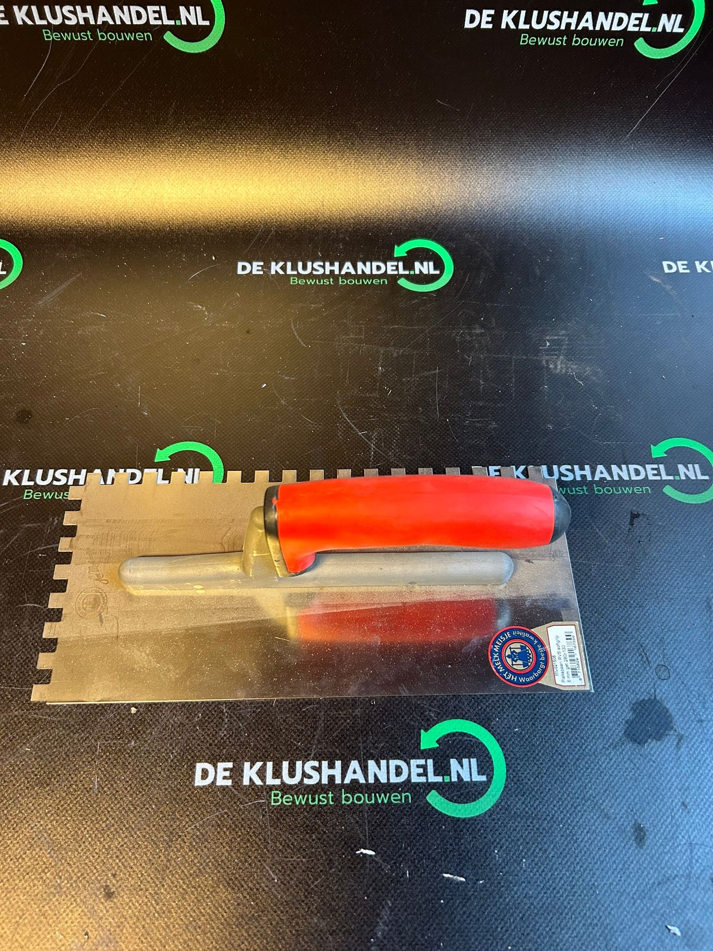 Milkmaid Glue Trowel - 280 x 130 mm - Softgrip - 8 mm Teeth