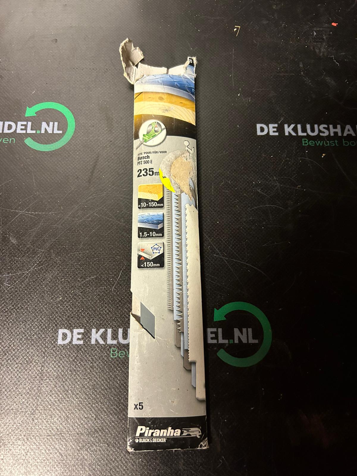 Bosch PFZ500E zaagbladen