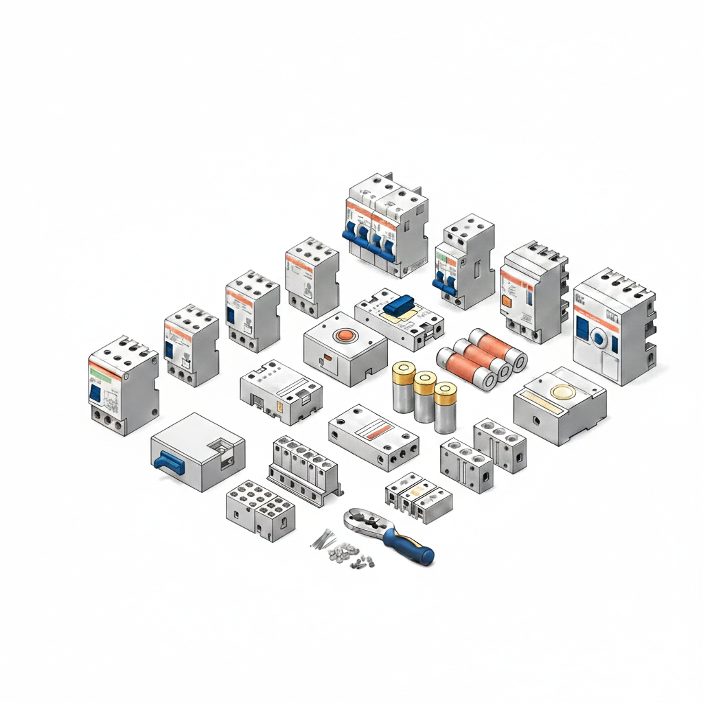 Groepenkast componenten