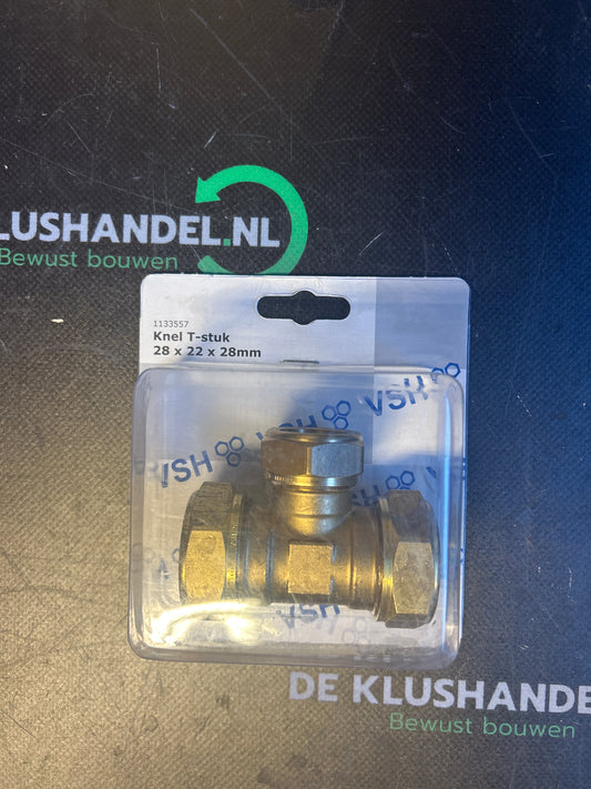 VSH knel t-stuk 28 x 22 x 28mm