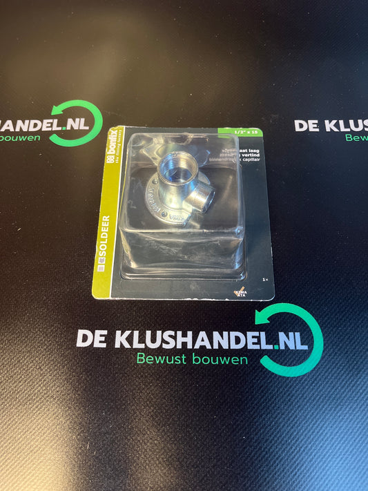 Bonfix soldeer vertinde muurplaat laag 1/2x15mm