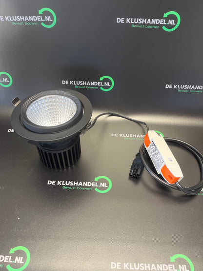 Hektor 2 led downlight zwart 830/45°