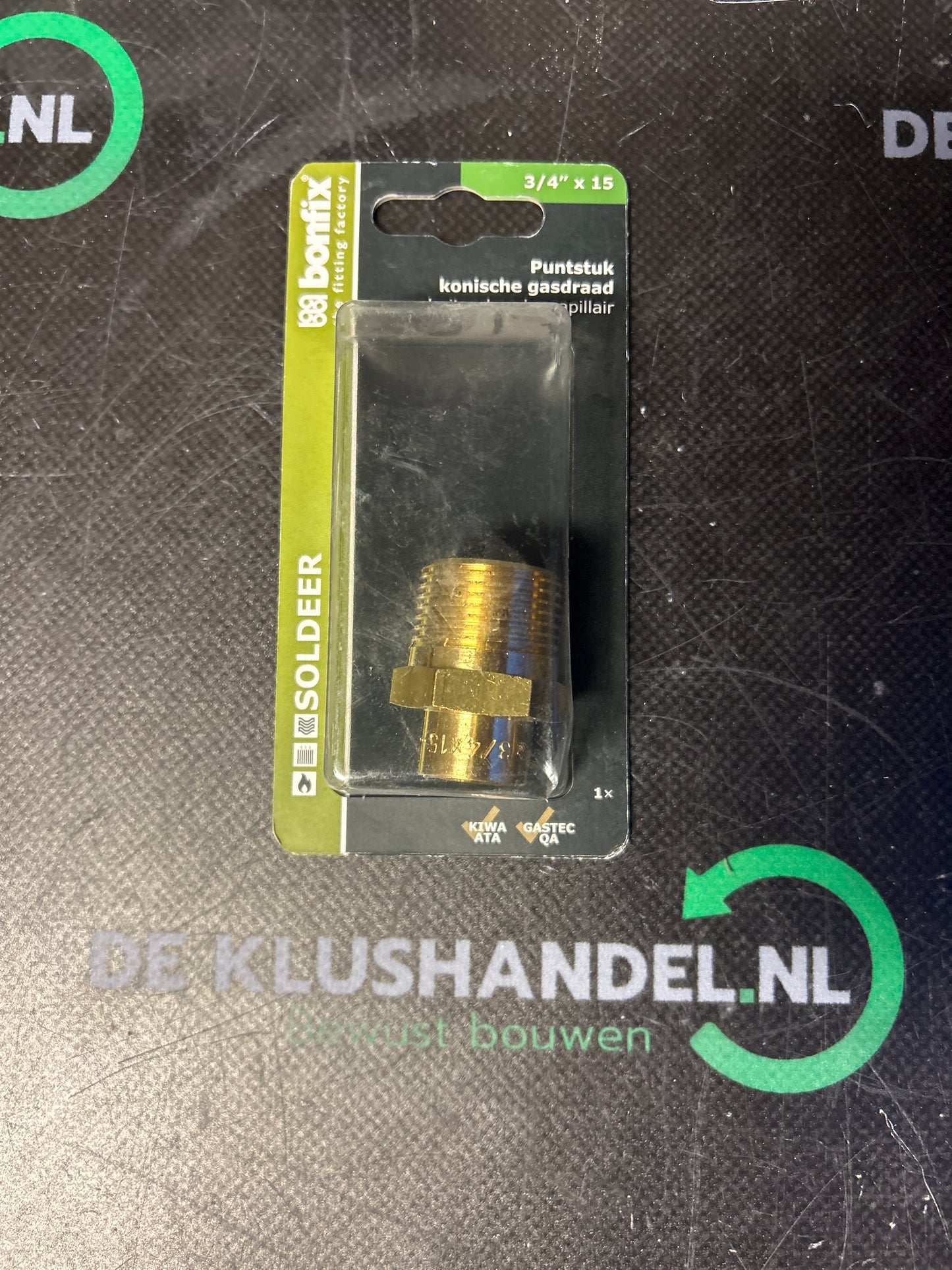 Bonfix soldeer puntstuk konische gasdraad buitrndraad x capillair