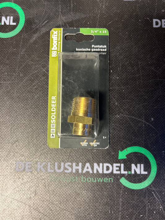 Bonfix soldeer puntstuk konische gasdraad buitrndraad x capillair