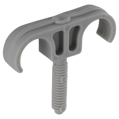 Floor bracket plastic double 14-20 mm