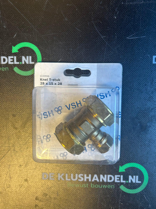 VSH knel t-stuk 28 x 15 x 28mm