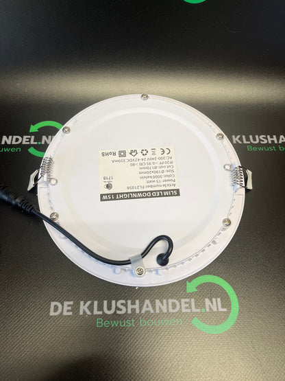 Slim led downlight 15W Ø190mm
