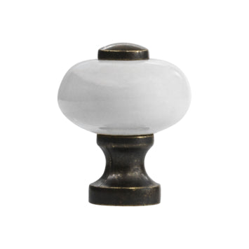 SIRO Knop Nina Wit 25mm