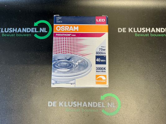 Osram Parathom AR111 / G53 LED Spot 15w 12V Dimbaar Warm Wit