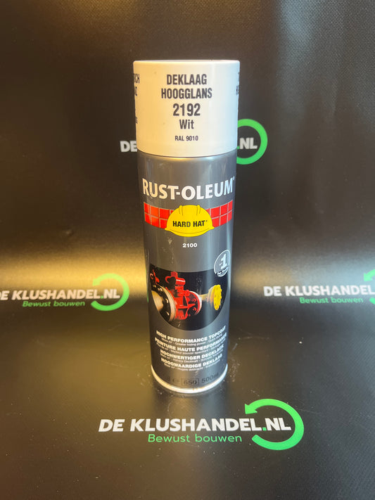 Rust-oleum deklaag hoogglans 9010