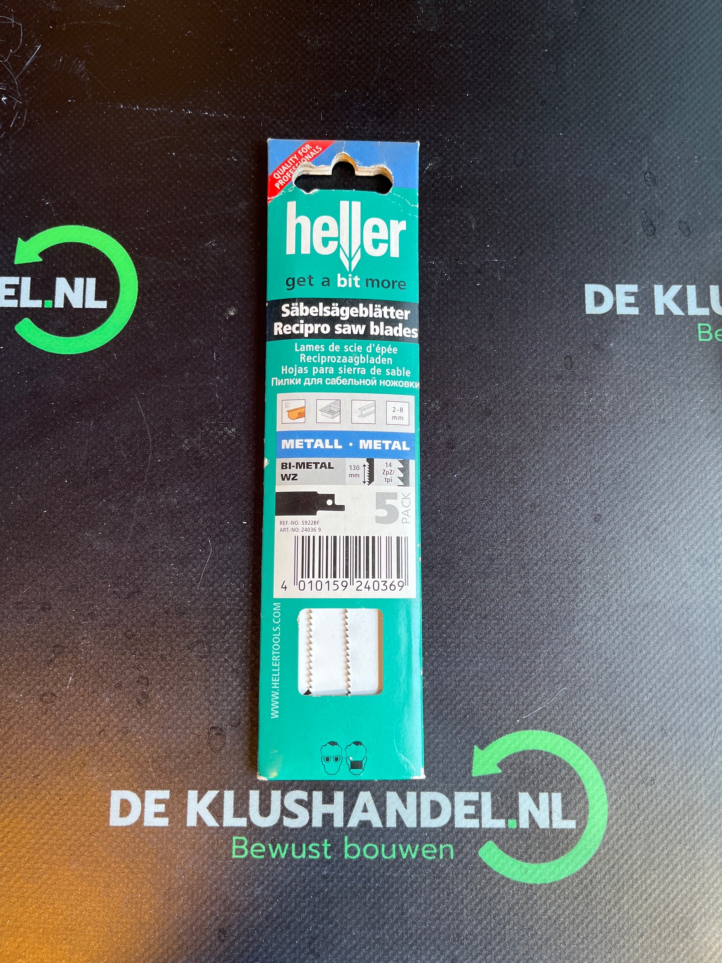 Heller 24036 9 Sabelzaagblad 4040 Zaagbladlengte 130 mm 5 stuk(s)