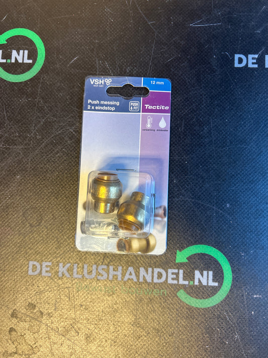 VSH push koper eindstop 12 mm