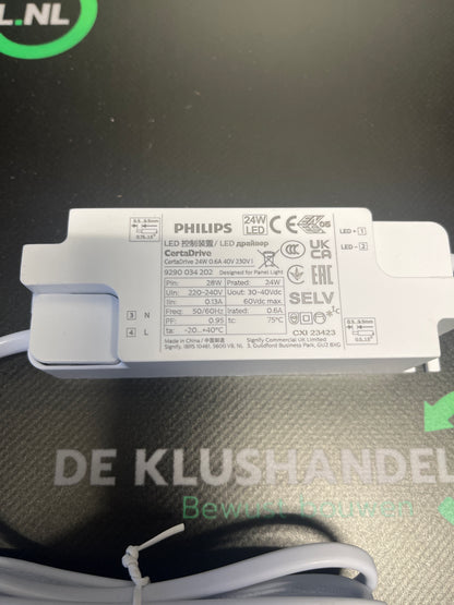 Driver PHILIPS Certadrive 220-240V Output 30-40V 600mA 24W