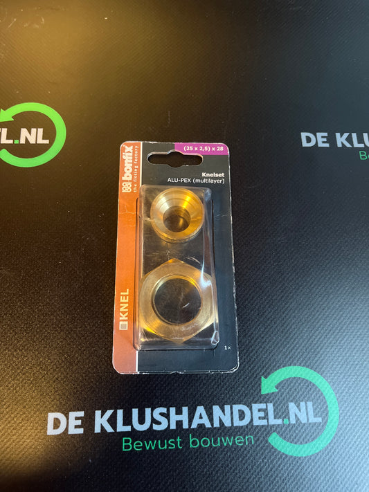 Bonfix Knel verloopset ø25 x 2,5 Alu-pers x 28 mm