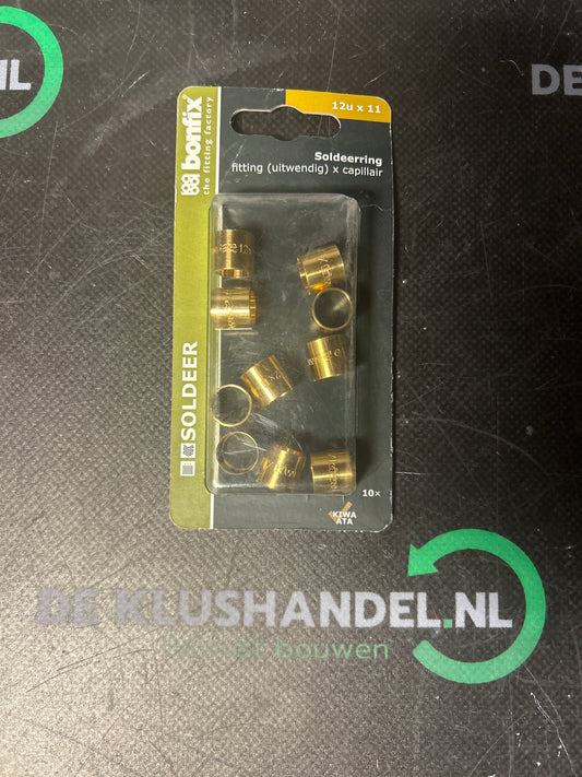 Bonfix soldeerring fitting (uitwendig) x capillair 12ux11