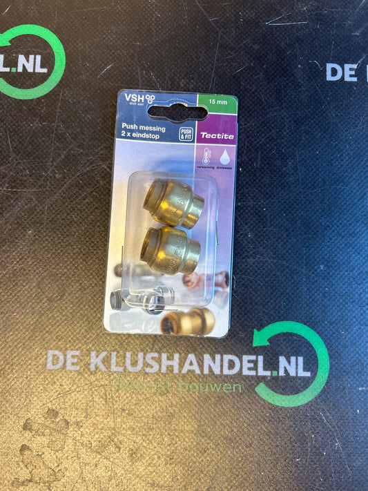 VSH push koper eindstop 15 mm