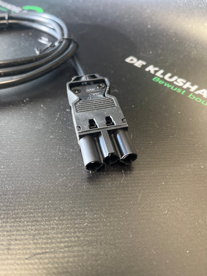 Wieland aansluitsnoer 150cm - 2 x 0,75 mm² - male