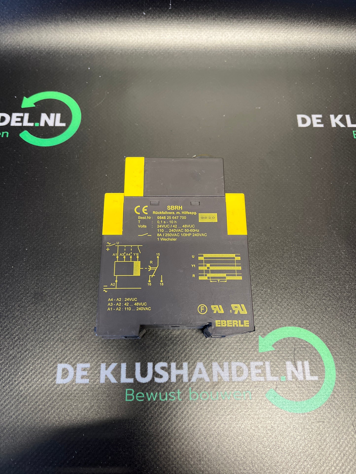 Eberle timer relais SBRH 0,1s - 10h.