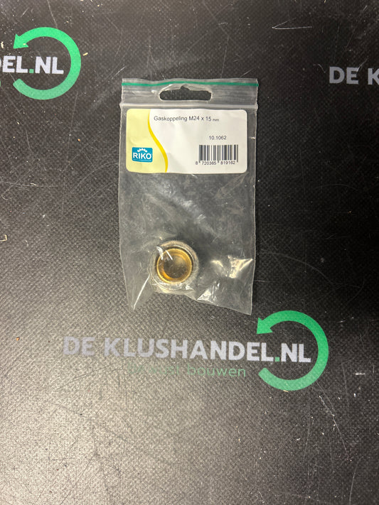 Riko gaskoppeling M24 x 15